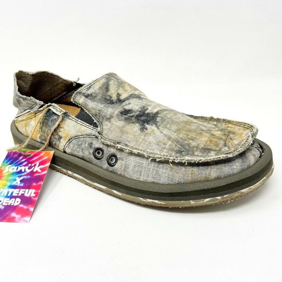 Sanuk Shoes Sanuk X Grateful Dead Vagabond St Tie Dye Hemp